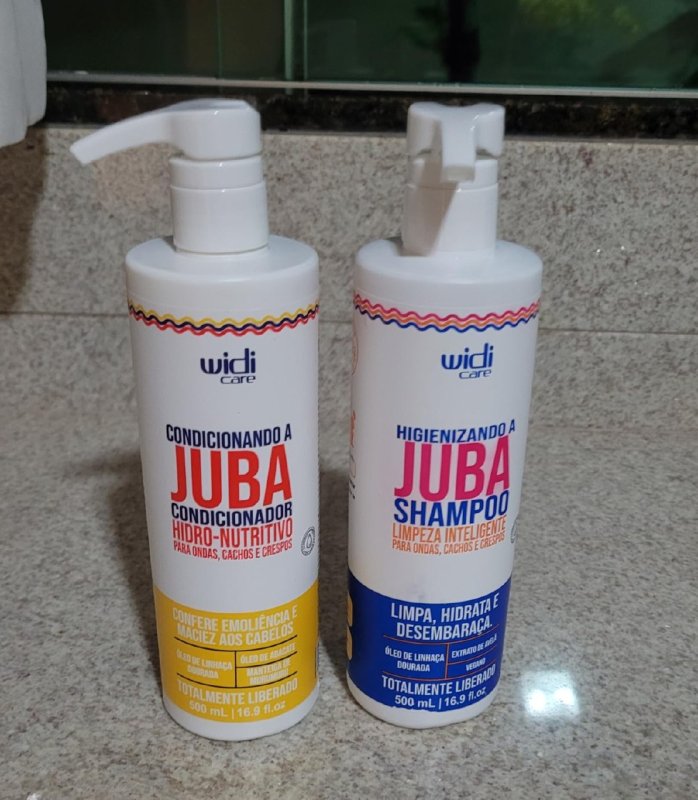 Higienizando E Condicionando A Juba Widi Care 500ml