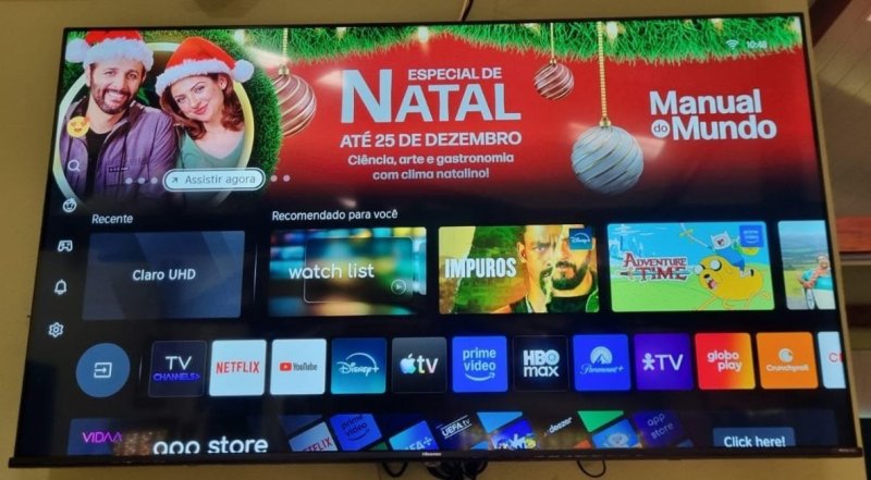 Hisense Smart TV 4K 55" Polegadas 55A6NV com Dolby Vision, HDR10, HLG, Dolby Gaming, Film Maker, DTS Virtual X, Compatibilidade Alexa e Google Home