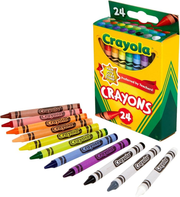 CRAYOLA 52-3024 Regular Crayon Regular Crayon 24 Pack