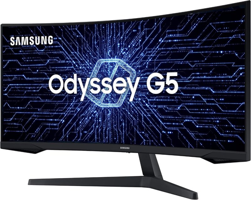 Monitor Gamer Curvo Samsung Odyssey 34’’, Ultra WQHD, 165Hz, 1ms