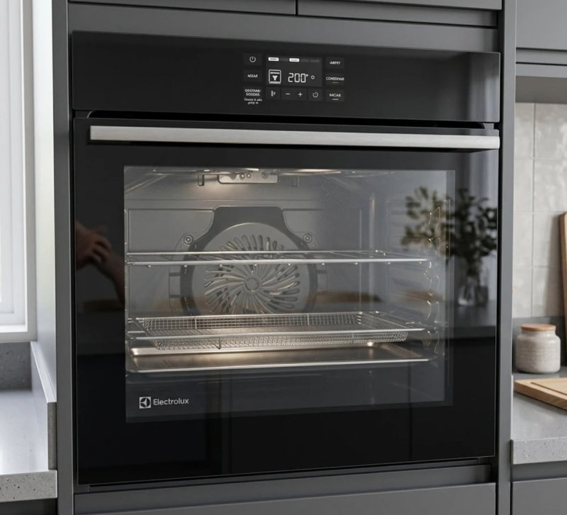 Forno de Embutir Elétrico Electrolux 80L Experience Air fryer (OE8EA) 220V