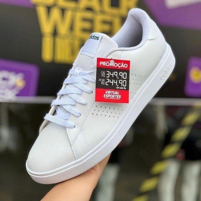 Tênis Casual Masculino Advantage Base 2.0 adidas Liso