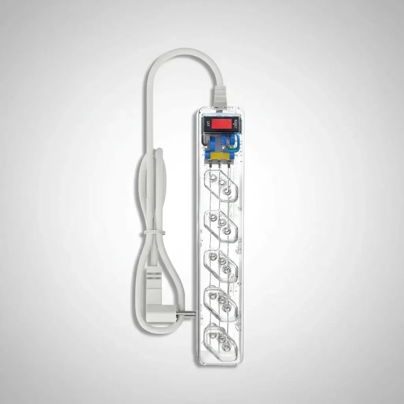 Filtro de Linha Clamper iClamper Energia 5 Tomadas, com DPS e Proteção contra Raios e Surtos Elétricos