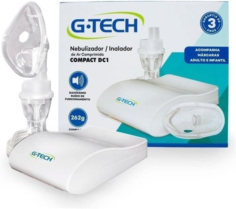 G-Tech Nebulizador de Ar Comprimido Compact DC1