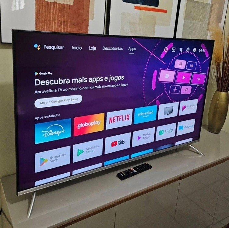 Smart Tv Philco 50 P50vik 4k Uhd Led Roku Dolby Audio Wi-fi Hdr10 110/220v + Frete Grátis