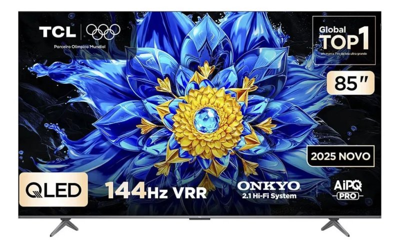 Smart Tv 85" TCL QLED 4K 120Hz (P8L) 2026