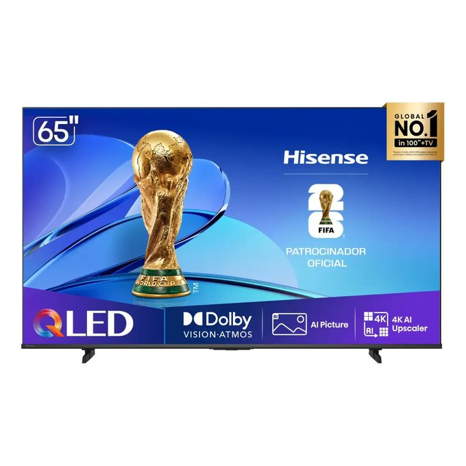 Smart TV UHD 4K 65" QLED Hisense 65Q6QV