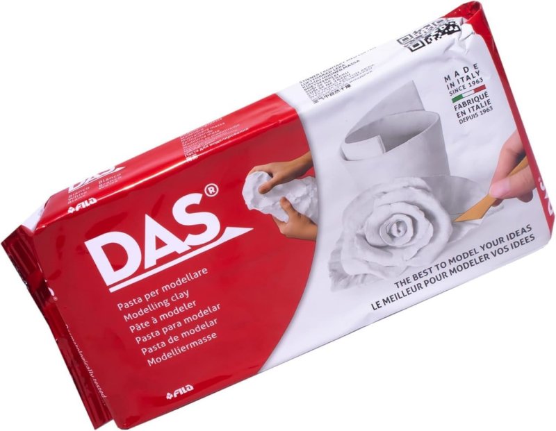 DAS Massa para Modelar Branca 1kg