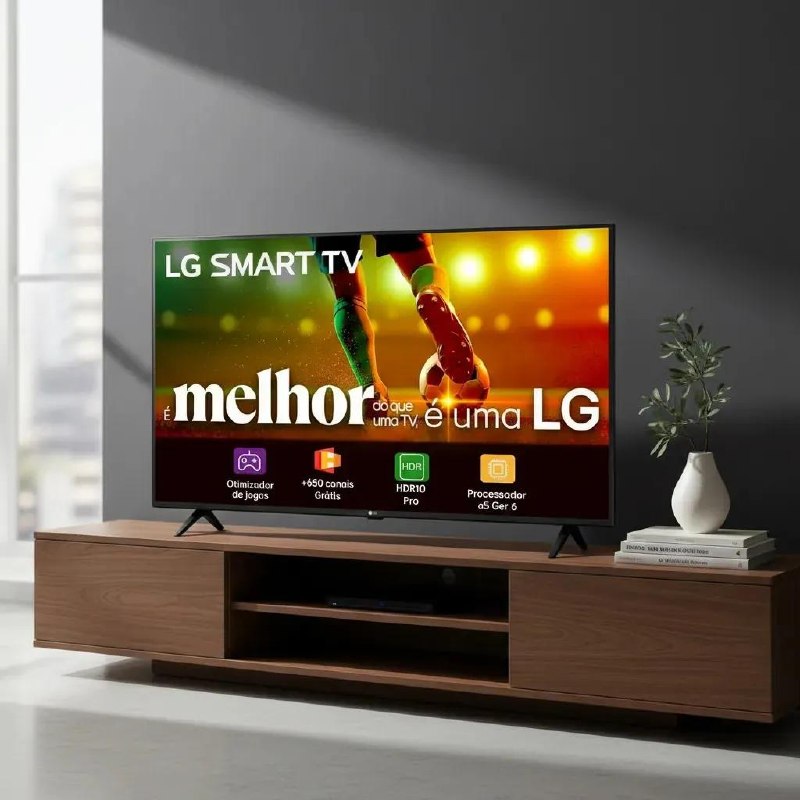 Smart TV LG 43” Full HD com AI, Alexa e webOS 23