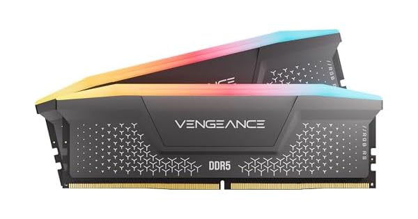 CORSAIR VENGEANCE RGB RS DDR5 RAM 16GB (2x8GB) até 5200MHz CL40-40-40-77