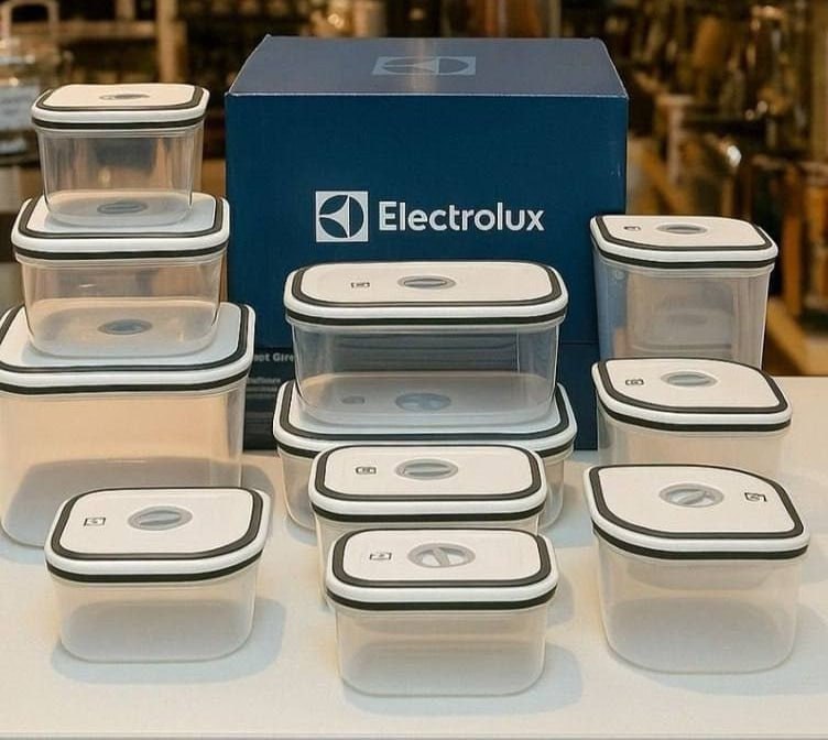 Kit 12 Potes Herméticos Electrolux c/ Tampa