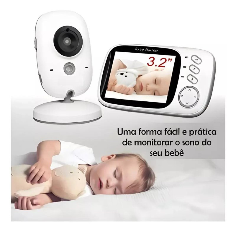 Babá Eletrônica VB603 com Visão Noturna e Áudio Bidirecional