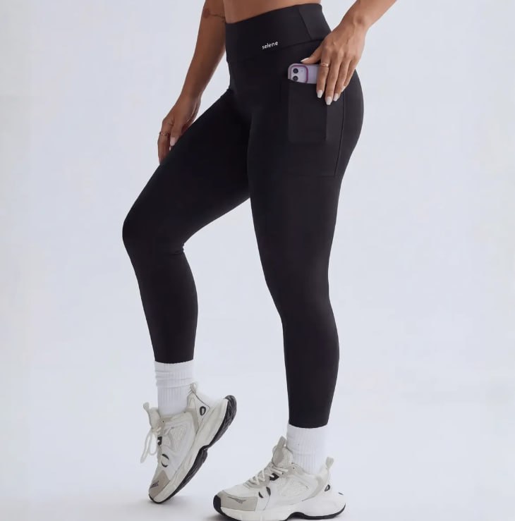 Legging Academia Corrida Com Bolso Selene Zero Transparência