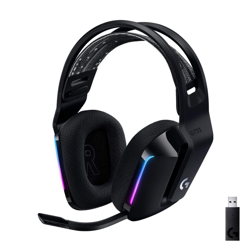 Headset Gamer Sem Fio Logitech G733 7.1 Dolby Surround