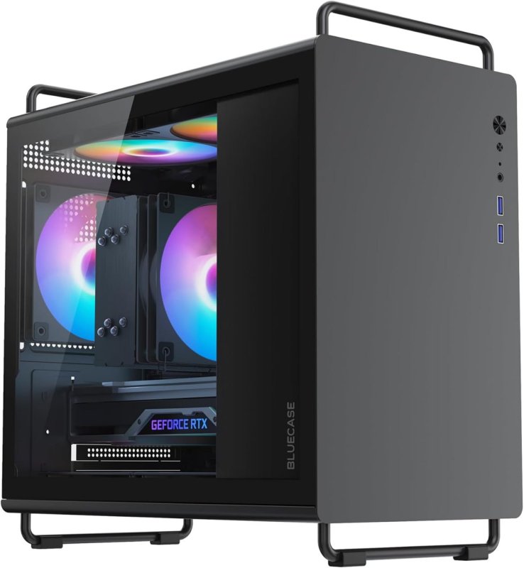 Gabinete Gamer BG-056 Tiny Pro com 5 Fans ARGB - Bluecase
