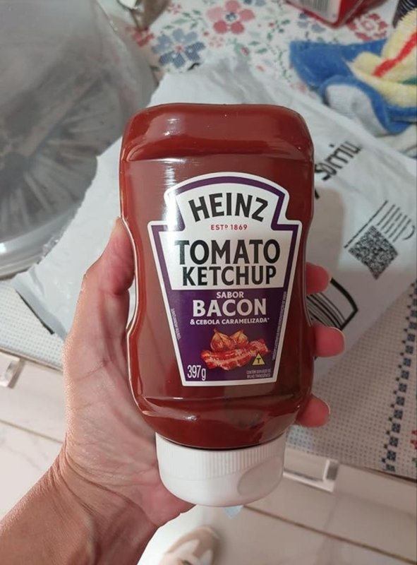 Heinz Ketchup Bacon & Cebola Caramelizada 397g