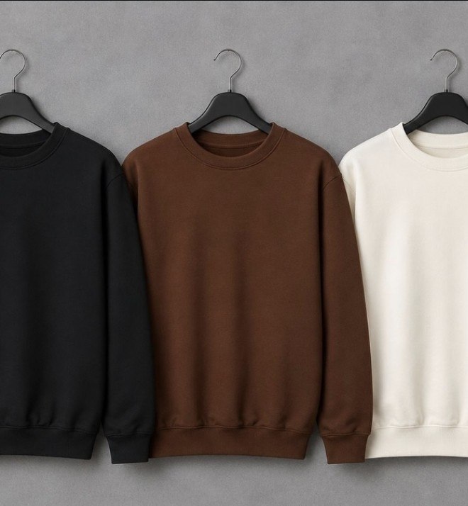 Blusa Moletom Gola Redonda Masculino Adulto