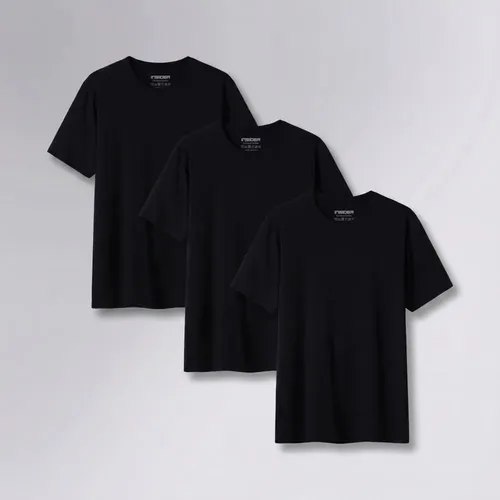 Kit 3 Camisetas Light T-shirt Insider Preto G Lisa