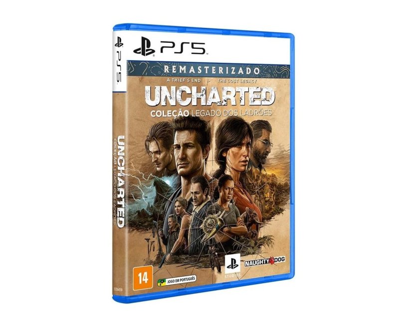 Jogo Uncharted: Coleção Legado Dos Ladrões, Mídia Física, PS5