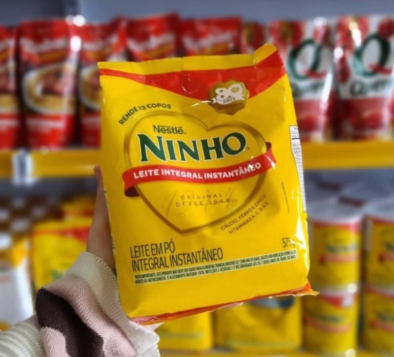 Leite em Pó Ninho Integral Instantâneo Sachê 575g