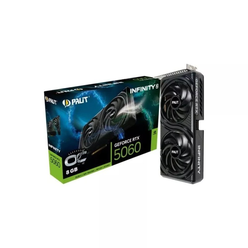 Placa de Vídeo NVIDIA GeForce PALIT RTX5060 8GB INFINITY 2 OC GDDR7 0120111-01