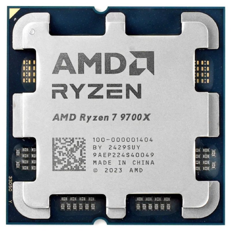 Processador AMD Ryzen 7 9700X 3.8GHz (5.5GHz Turbo) 8 Cores 16 Threads AM5 40MB Novo (Sem Caixa ou Cooler)