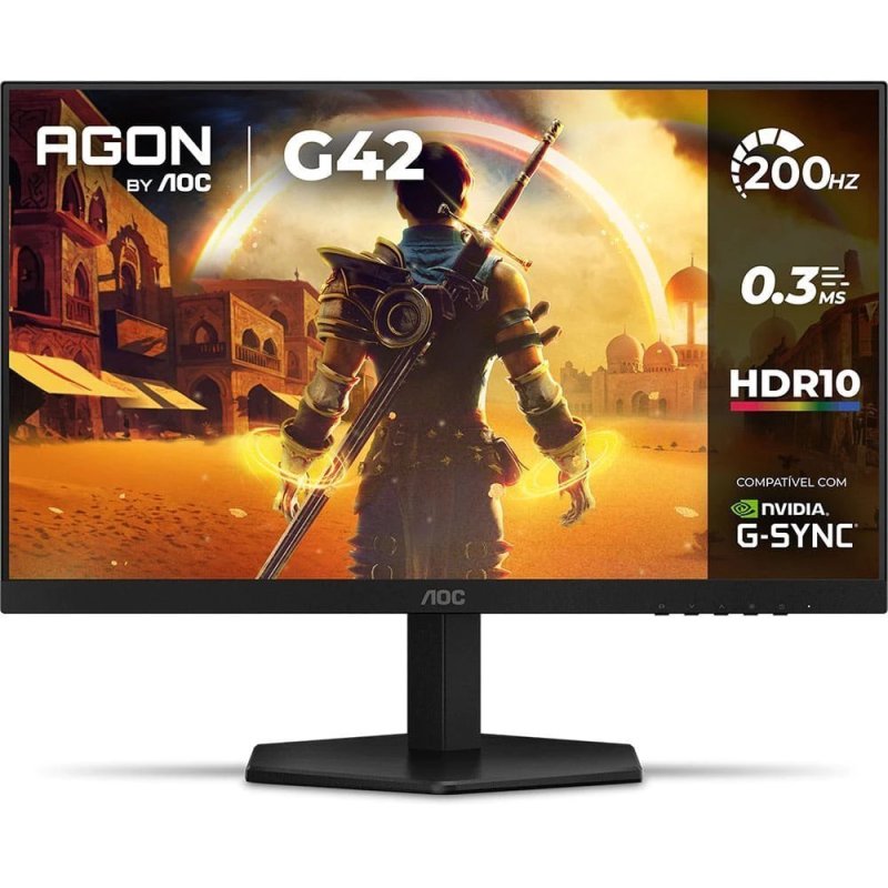 Monitor Gamer AOC AGON G42 24" 200Hz 0,3ms IPS 24G42HE