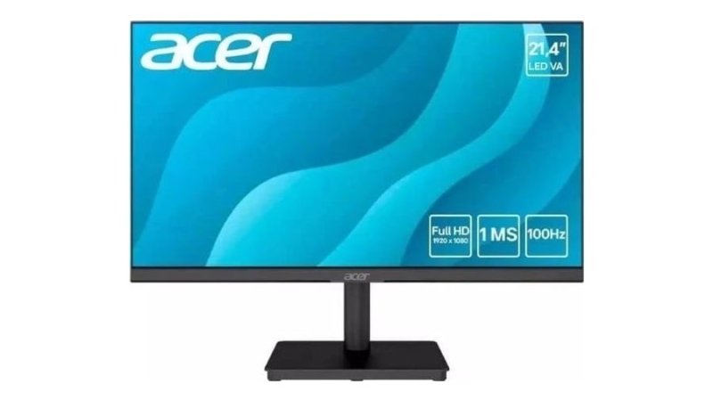 Monitor LED/VA 21,4" Full HD 100Hz MK221Q Acer Alta Resolução HDMI