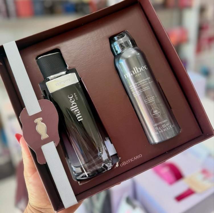 Kit Presente Malbec Icon O Boticário Masculino Original