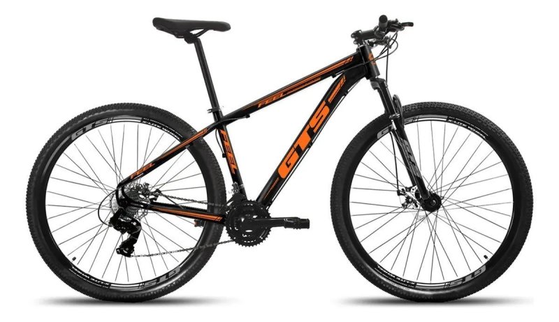 Bicicleta Aro 29 Gts Feel New Alumínio 24v Freio A Disco Shimano