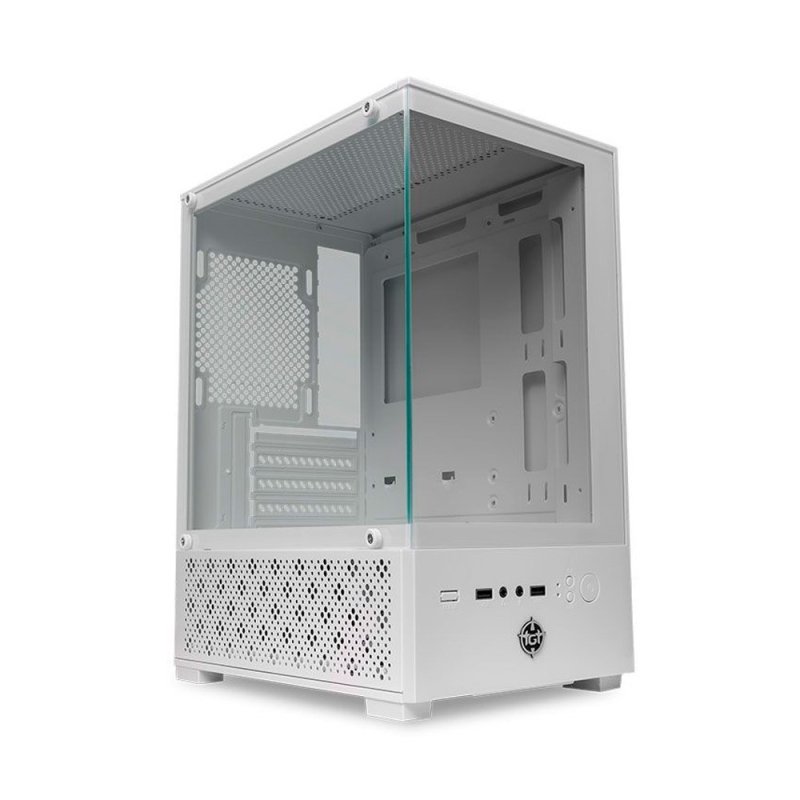 Gabinete Gamer TGT Legion, Mini-Tower, Lateral de Vidro, Branco, TGT-LGN-WH