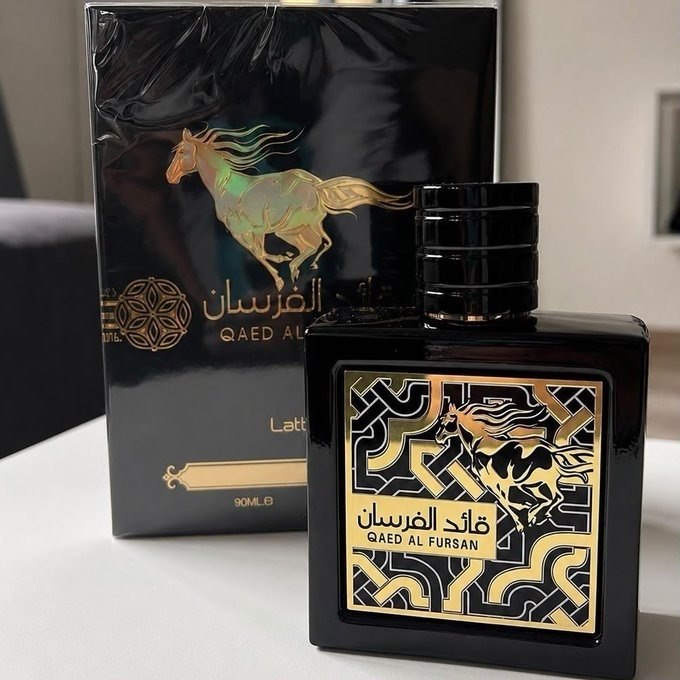 Perfume Árabe Qaed Al Fursan Lattafa Edp 90 Ml + Frete Grátis