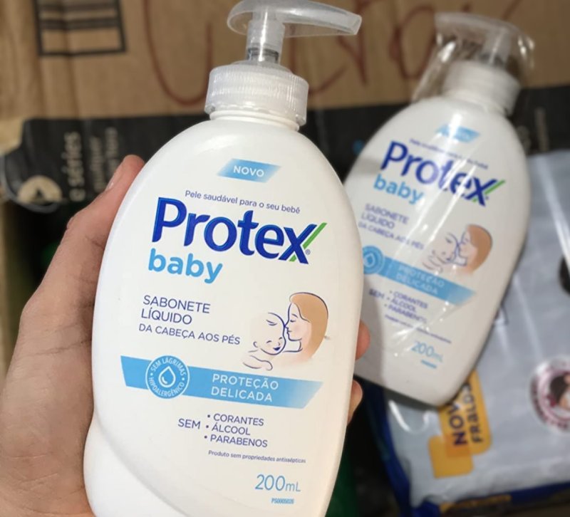 Sabonete Líquido Infantil para bebês Protex Baby Delicate Care 200ml