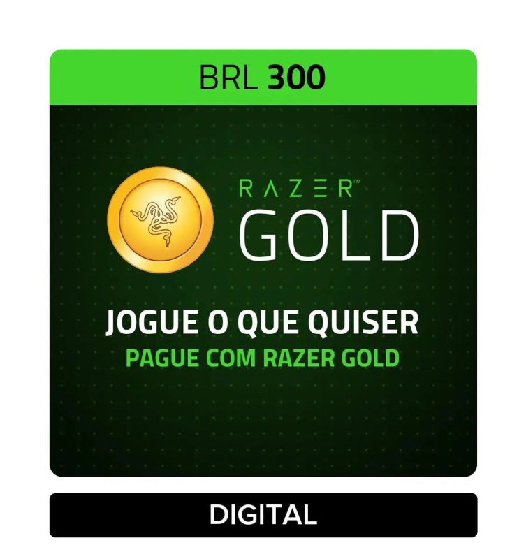 Razer Gold Digital R$ 300