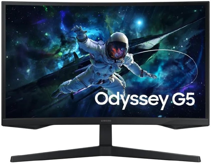 Monitor Gamer Samsung Odyssey G5 27, Resolução QHD, Taxa de atualização de 165Hz