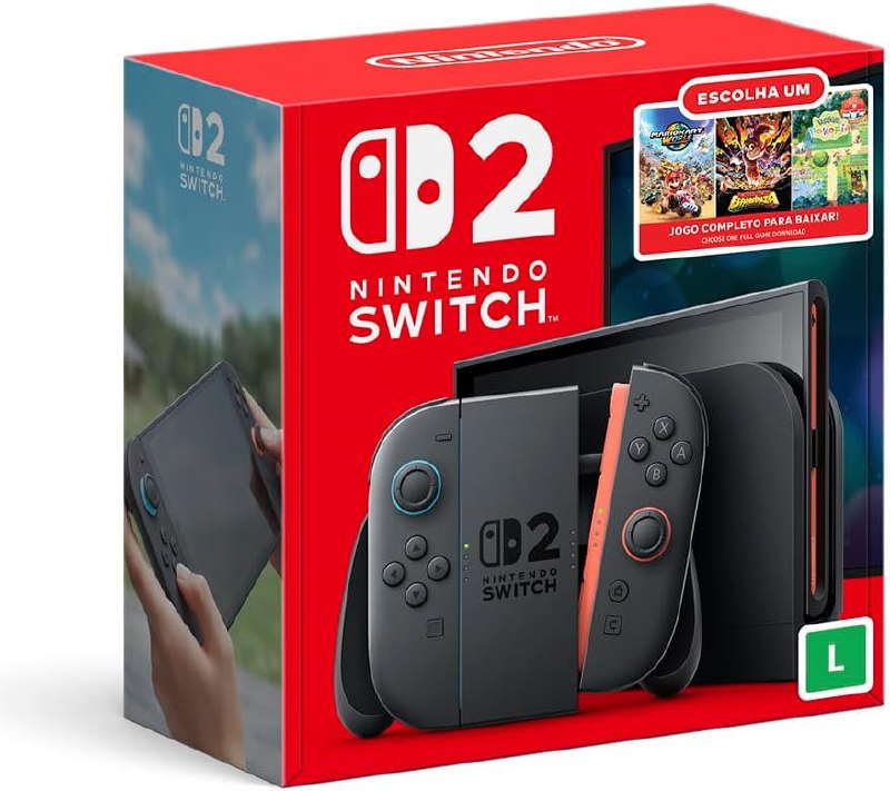 Nintendo Switch 2 - Bundle com Jogo - Modelo Nacional