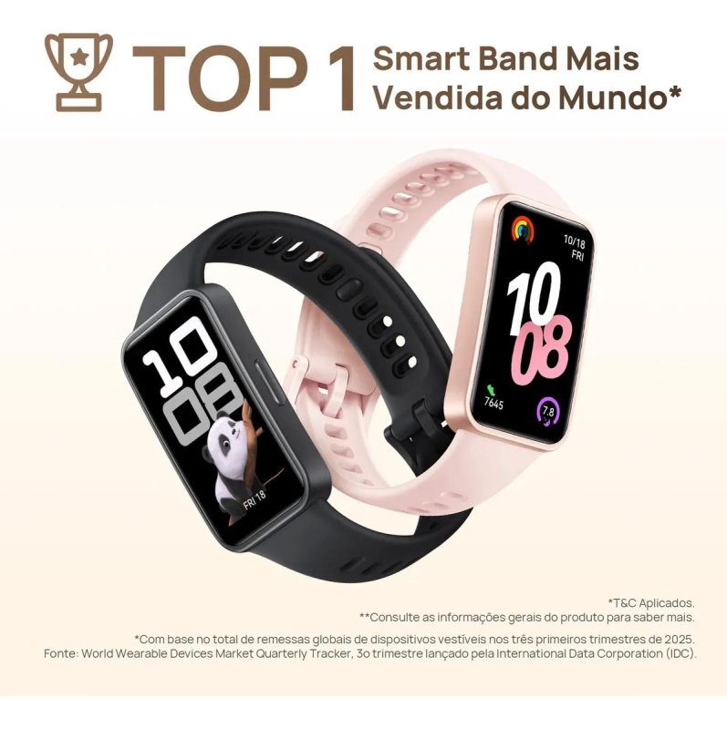 Huawei Band 10 com Monitoramento do Sono e Bem-estar