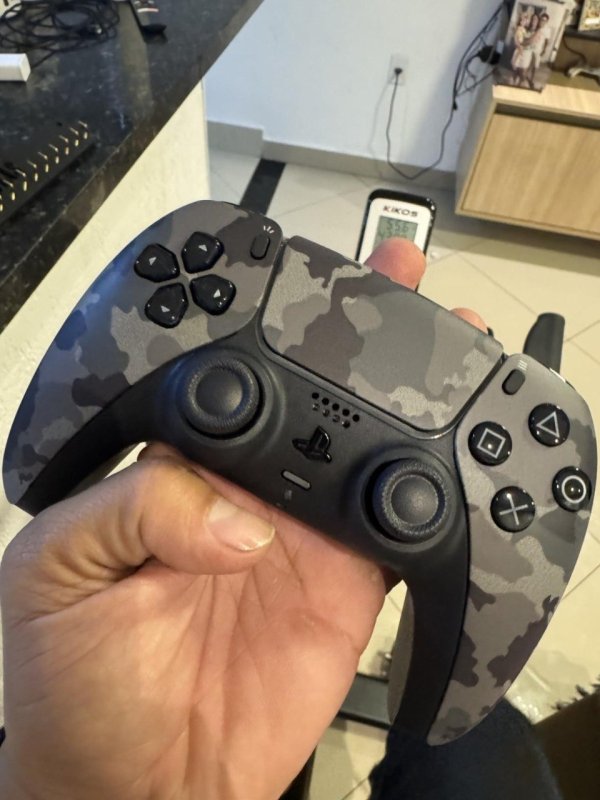 Controle sem fio DualSense Gray Camouflage PS5 + Frete Grátis