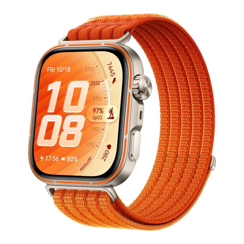 Huawei Watch Fit 5 Pro - 64GB - Tela Amoled 1,92 - Bateria 10 Dias - Laranja