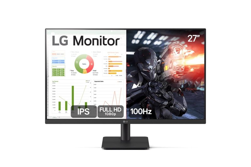 Monitor PC Gamer LG 27” 27MS500 IPS 100Hz Full HD HDMI 2x