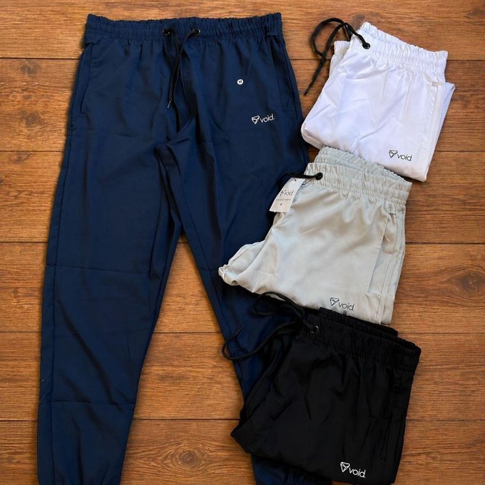 Kit com 2 Calças Jogger Tactel Com Elastano + Frete Grátis