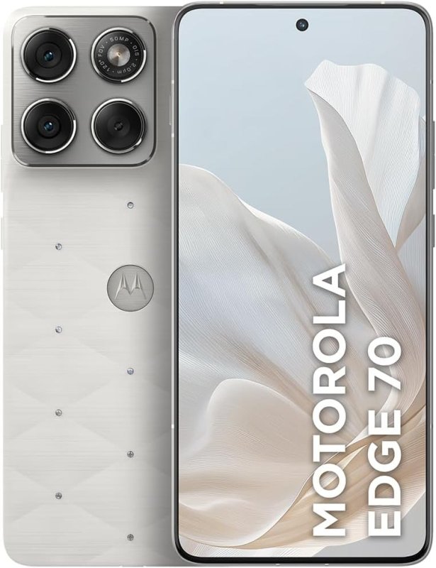 Smartphone Motorola Edge 70 5G Crystals by Swarovski - 512GB 24GB (12GB RAM + 12GB RAM Boost)