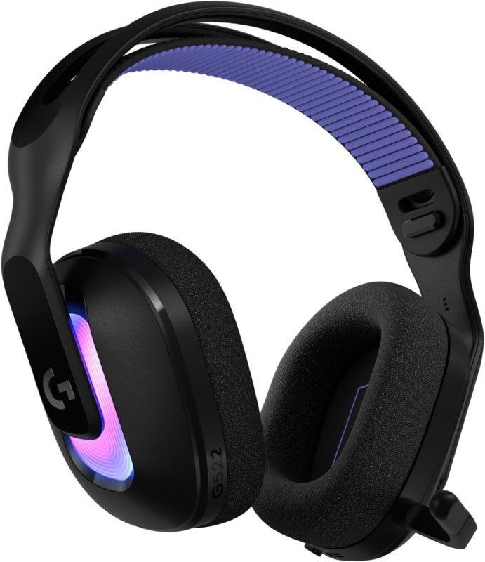Headset Gamer Sem Fio Logitech G522 LIGHTSPEED com RGB LIGHTSYNC