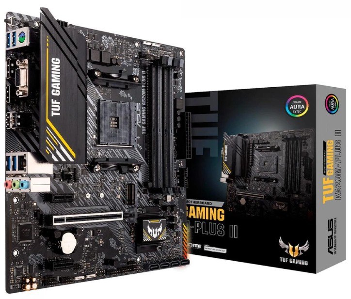 Placa Mãe Asus TUF Gaming A520M-PLUS II