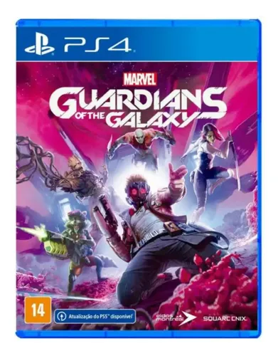 Guardiões da Galáxia da Marvel - PS4 (Update Gratuito para PS5)