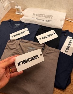 Kit 3 Camisetas Light T-shirt Insider Preto M