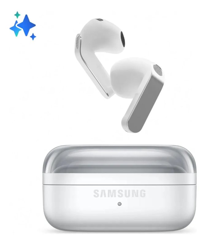 Samsung Galaxy Buds4 - Fone de Ouvido - Galaxy AI - Branco