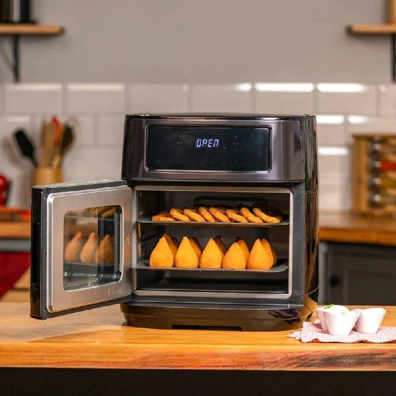 Fritadeira Elétrica Air Fryer Oven Black INOX WAP WAOD2