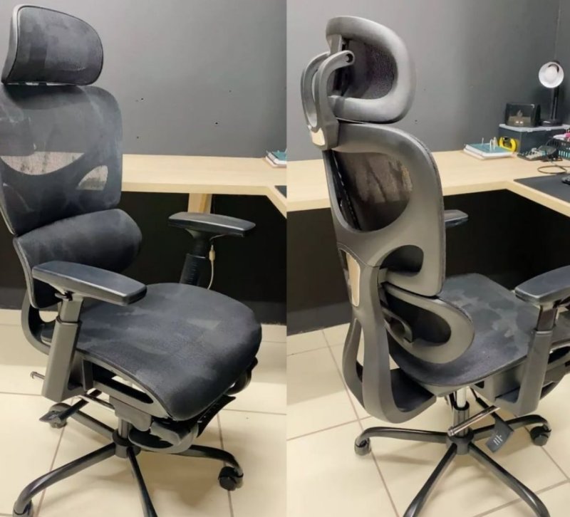 YESOP Cadeira De Escritório Ergonômica Com Apoio Lombar E De Pernas Assento Zero Gravity Cor Preto