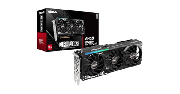 GPU ASROCK AMD RADEON RX 9070 XT CHALLENGER 16GB GDDR6 256 BITS